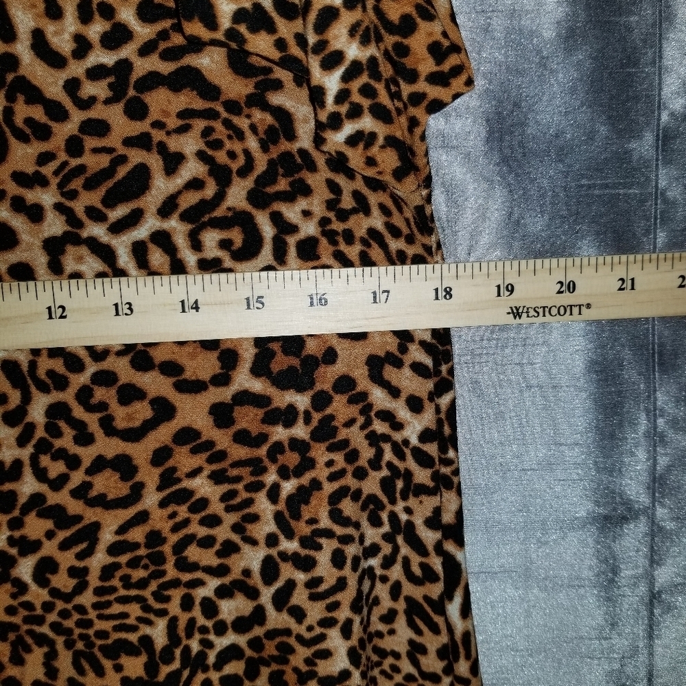 Lily Morgan Womens Cheetah Leopard Print Stretchy Dress Label Reads Size Small - Picture 10 of 14